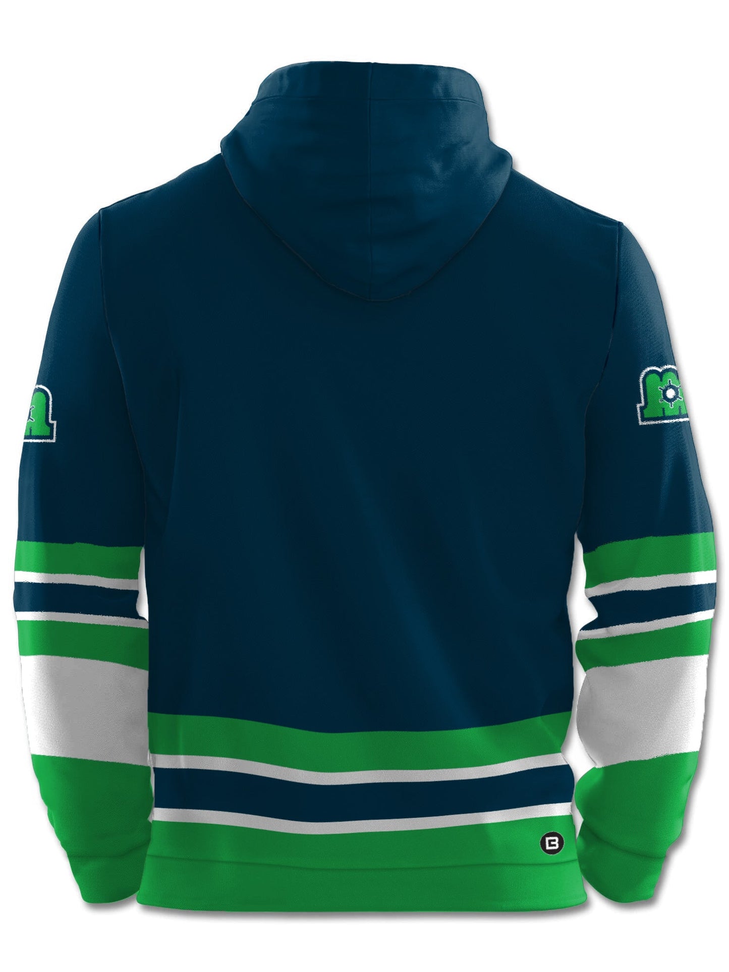 Bench Clearers Maine Mariners Navy Hockey Hoodie