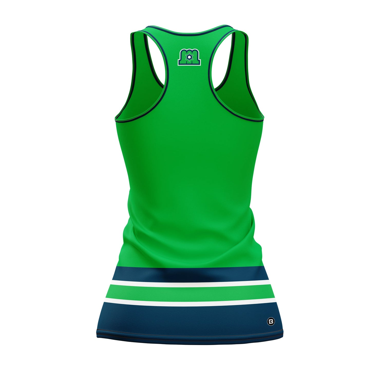 Bench Clearers Maine Mariners Women's Racerback Hockey Tank