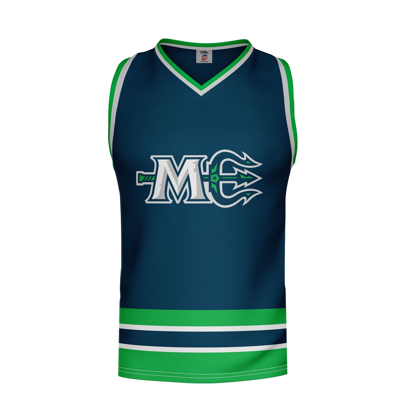 Bench Clearers Maine Mariners Navy Hockey Tank