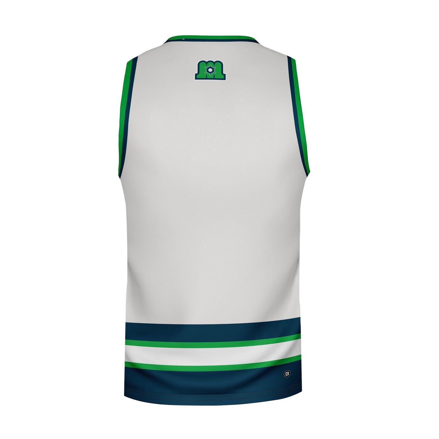 Bench Clearers Maine Mariners White Hockey Tank