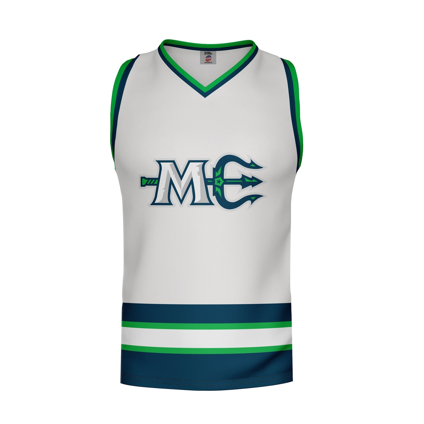 Bench Clearers Maine Mariners White Hockey Tank
