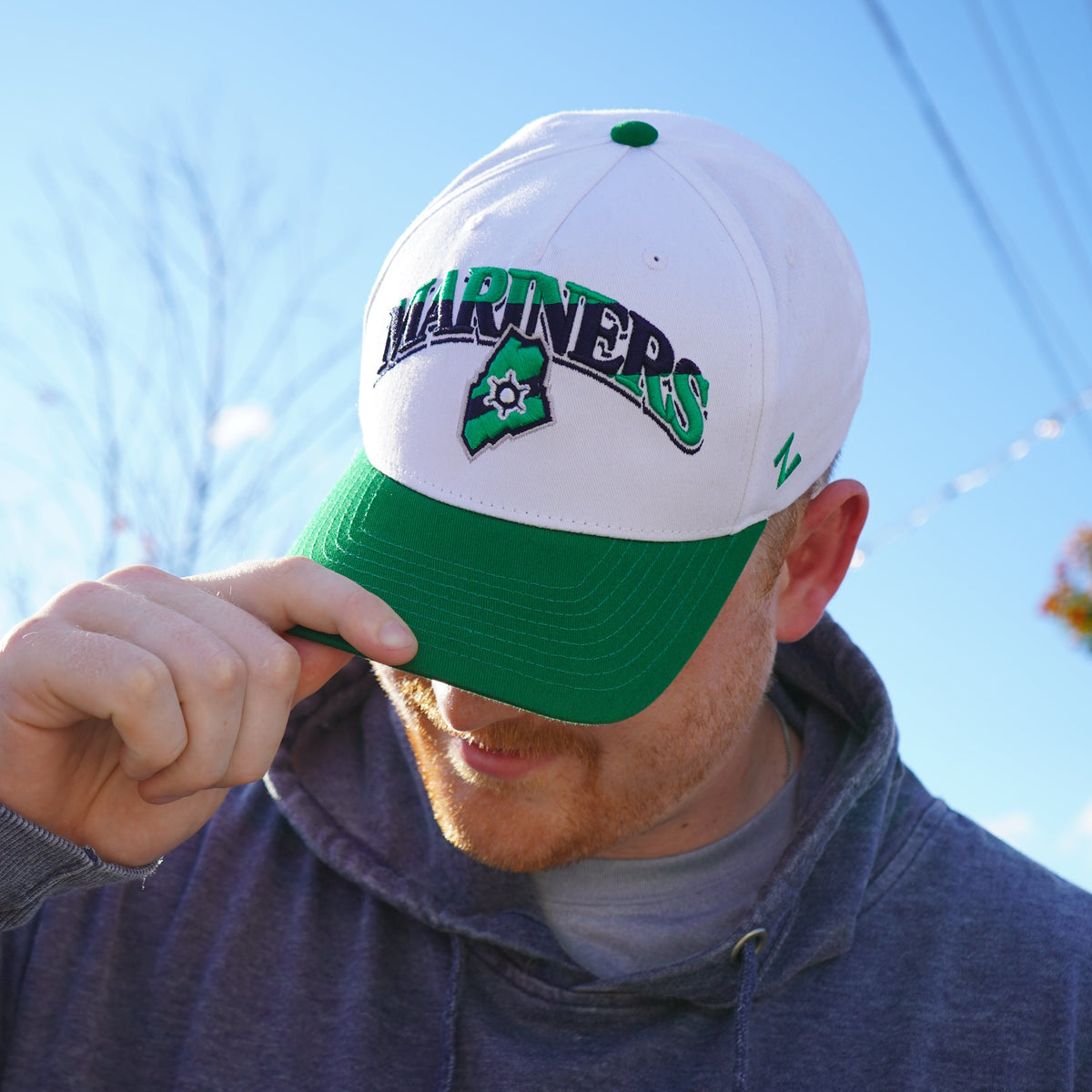 Green & White Mariners Hat – Official Maine Mariners Team Store