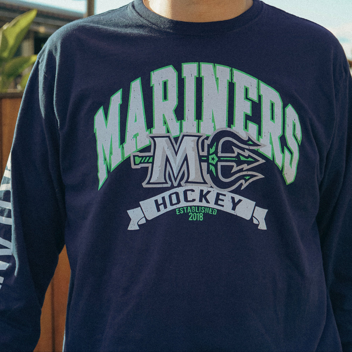 Mariners Banner Long Sleeve – Official Maine Mariners Team Store