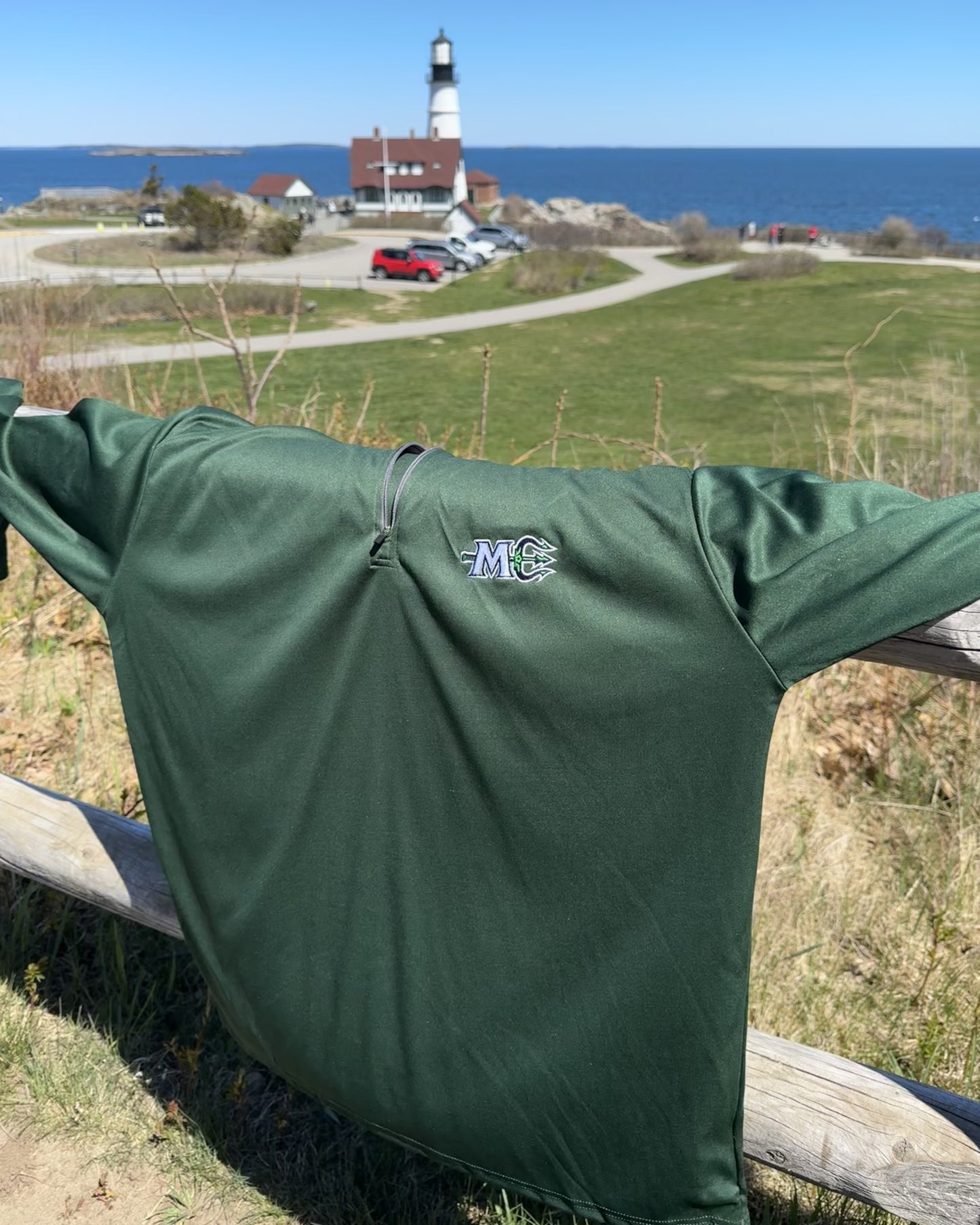 Green Mariners 1/4 Zip